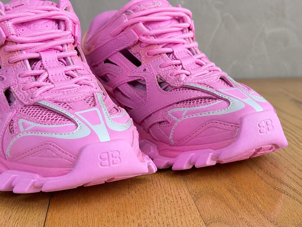Balenciaga Pink Chunky Sneakers US 7 - Picture 7 of 10